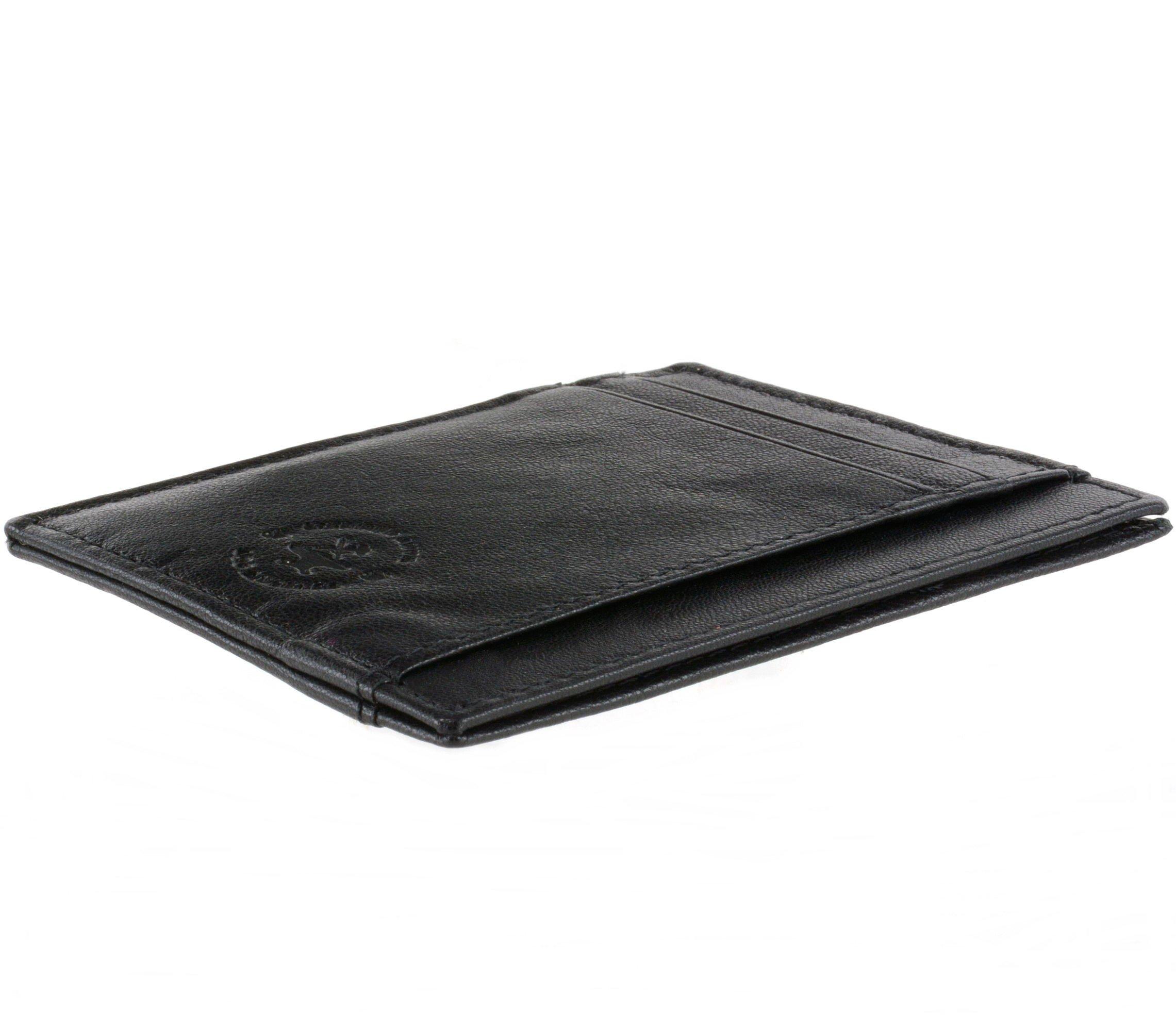 Hammer Anvil RFID Blocking Minimalist Genuine Leather Slim Front Pocket