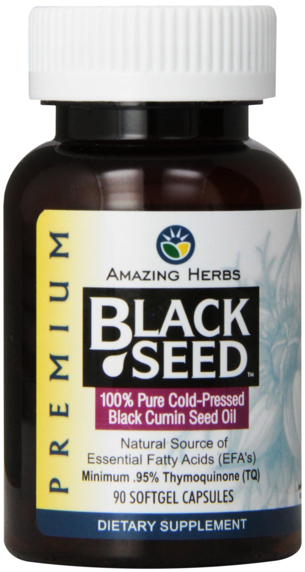 Amazing Herbs ColdPressed Black Seed Oil 500mg Softgels 90 Capsules eBay Amazing Herbs ColdPressed Black Seed Oil 500mg Softgels 90 Capsules eBay