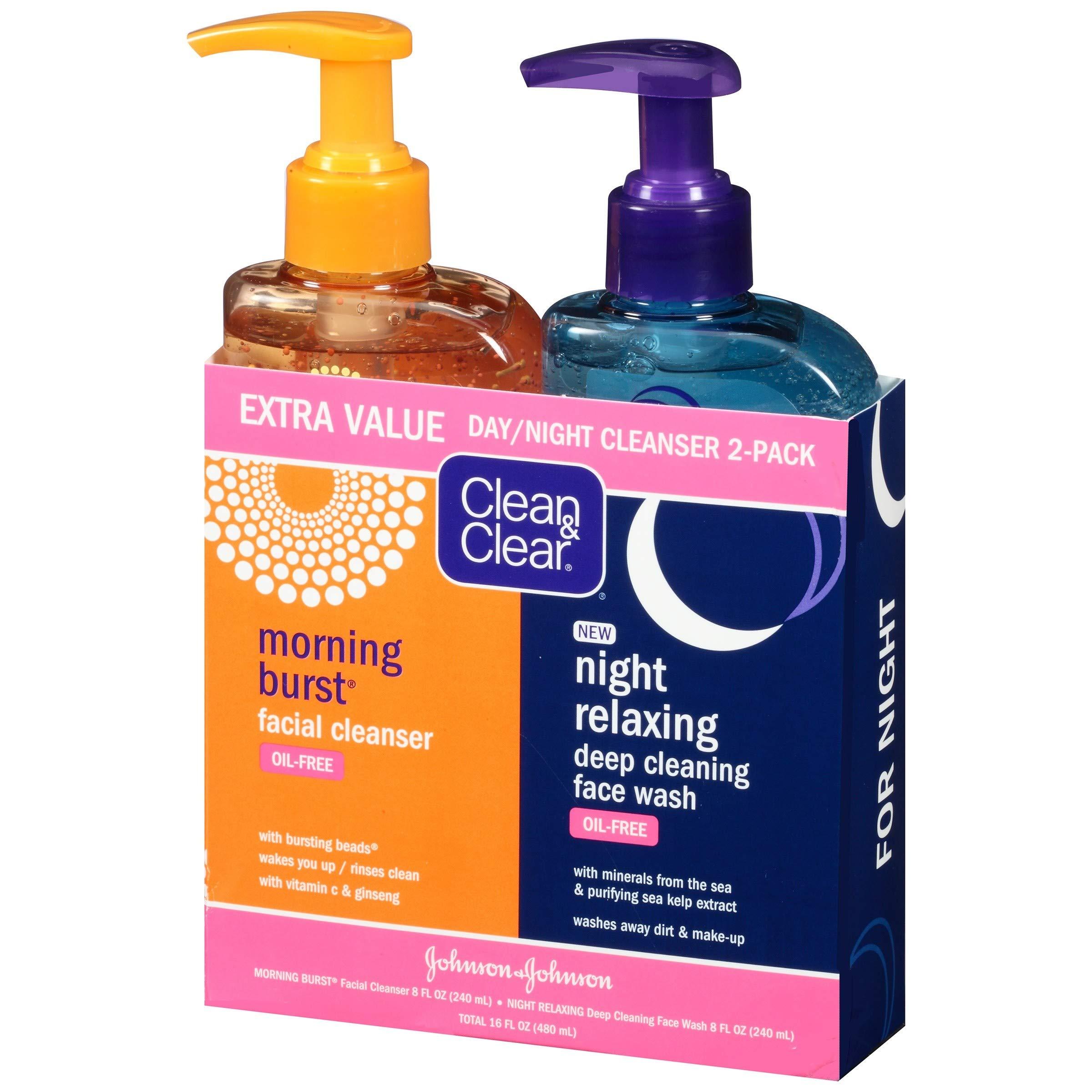 Clean & Clear 2-Pack Day and Night Face Cleanser Citrus Morning