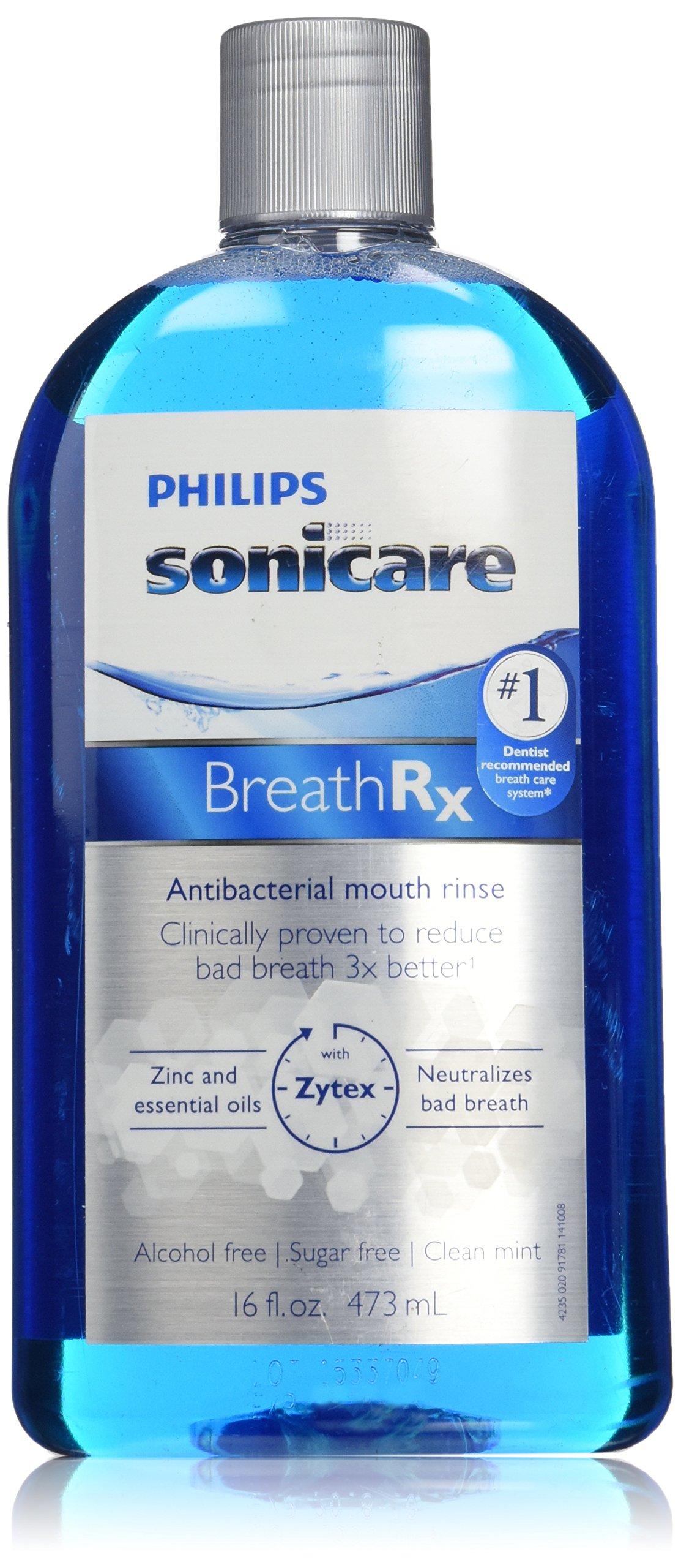 Philips Sonicare Breathrx Antibacterial Mouth Rinse, 16 FL. OZ