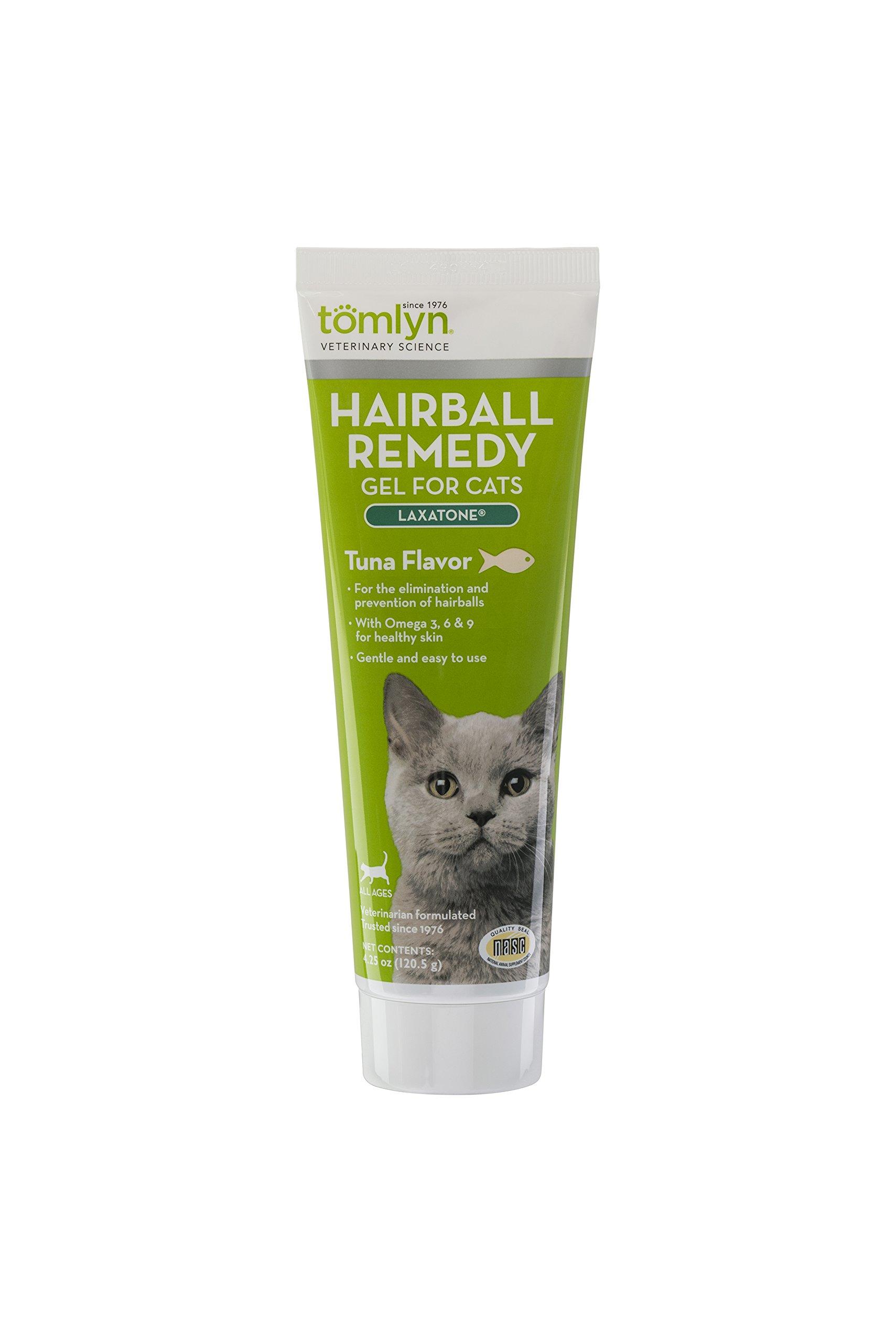 Tomlyn Laxatone TunaFlavored Hairball Remedy Gel for Cats and Kittens